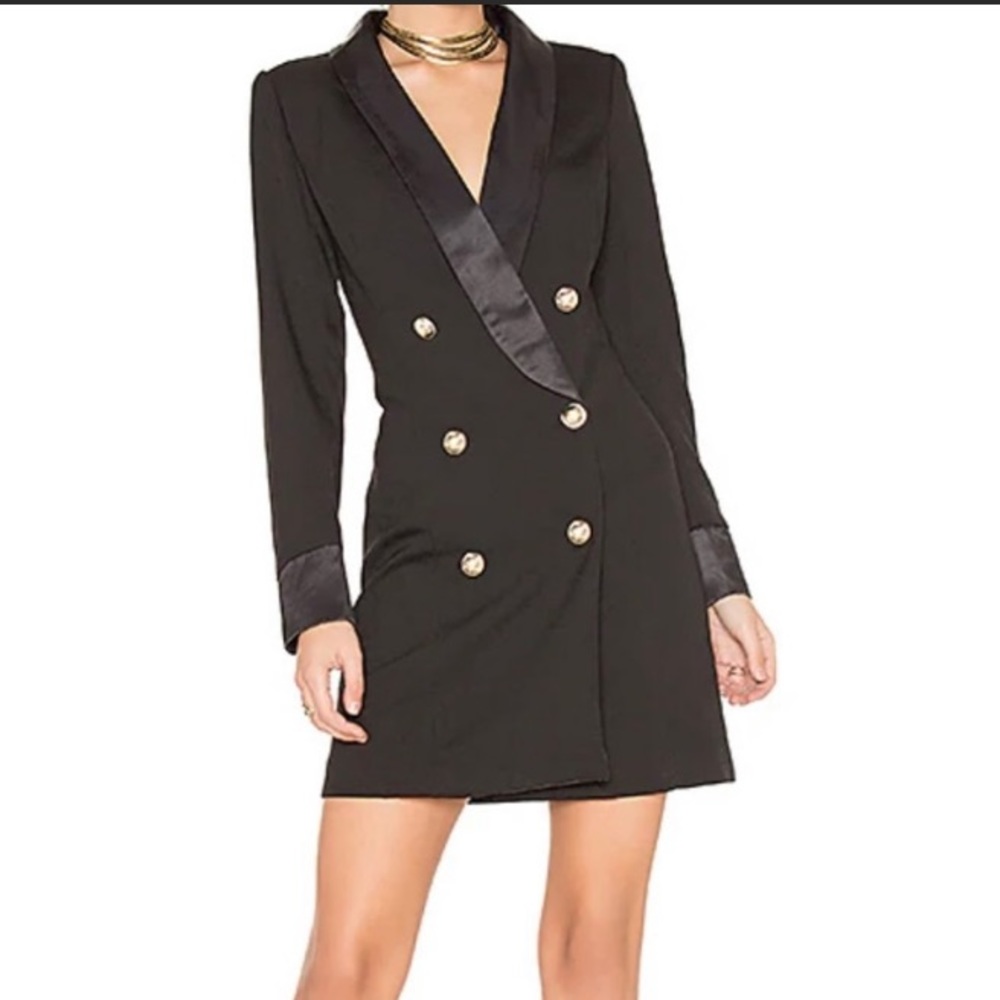 Lioness black double breasted blazer